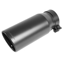 Load image into Gallery viewer, MagnaFlow Tip Stainless Black Coated Single Wall Round Single Outlet 6in Dia 5in Inlet 13in L - 35239