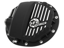 Load image into Gallery viewer, aFe Power Pro Series AAM 9.5/9.76 Rear Diff Cover Black w/Mach Fins 14-19 GM Silverado/Sierra 1500 - 46-71120B