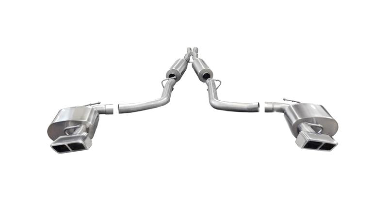 Corsa 2014-2014 Dodge Challenger SRT-8 6.4L V8 Auto Polished Xtreme Cat-Back Exhaust - 14427