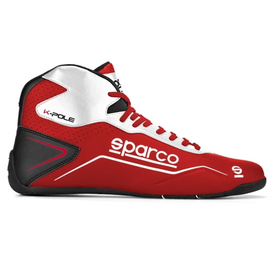 Sparco Shoe K-Pole 34 RED/WHT - 00126934RSBI
