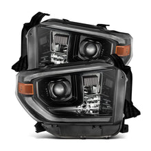 Load image into Gallery viewer, AlphaRex 14-21 Toyota Tundra LUXX-Series LED Proj Headlights Alpha-Blk w/Actv Light &amp; Seq. Sig + DRL - 880836