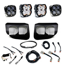 Load image into Gallery viewer, Baja Designs 20-22 Ford SD Squadron 2.0 SAE/Sport Dual Fog Pkt Kit w/Upfitter (Drv/Combo) - Clear - 440041UP