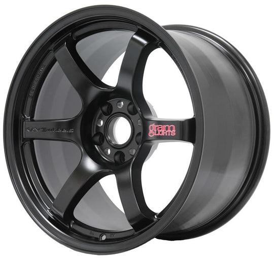 Gram Lights 57DR 17x9.0 +22 5x114.3 Semi Gloss Black Wheel - WGIQ22EH