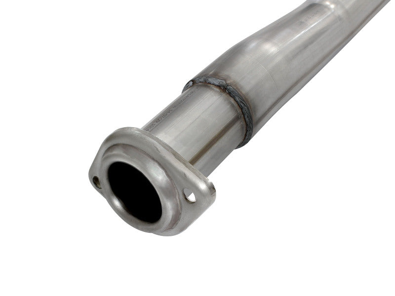 aFe Atlas Exhausts 4in Cat-Back Aluminized Steel Exhaust Sys 2015 Ford F-150 V6 3.5L (tt) Black Tip - 49-03069-B