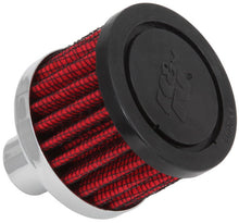 Load image into Gallery viewer, K&amp;N Steel Base Crankcase Vent Filter .75in Vent OD x 2in OD x 1.5in Height - 62-1030