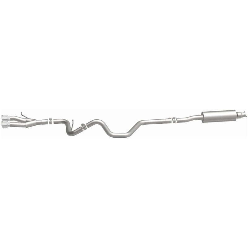 MagnaFlow 13 Hyundai Veloster 1.6L Turbo Dual Center Rear Exit Stainless Cat Back Perf Exhaust - 15215