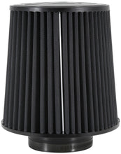 Load image into Gallery viewer, K&amp;N Universal Rubber Filter-Round Tapered 4in Flange ID x 8in Base OD x 6.625in Top OD x 8in H - RU-5171HBK
