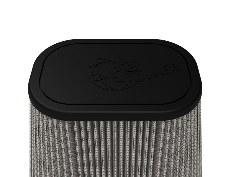 aFe Magnum FLOW Universal Pro DRY S Air Filter (7.5x5.5)in F (9.25x7.25)in B x (6x4)in T x 9in H - 24-90204D