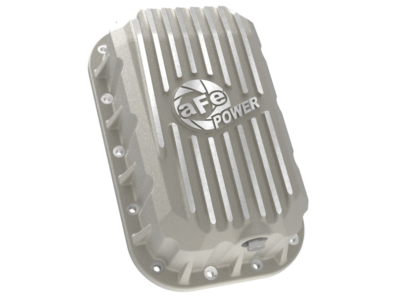 aFe POWER Street Series Engine Oil Pan Raw w/ Machined Fins Jeep Wrangler (JK) 12-18 V6-3.6L - 46-71450A