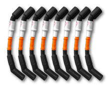 Load image into Gallery viewer, Kooks 10mm Spark Plug Wires - Orange w/Black Boots (8 pc. Set) - 750203