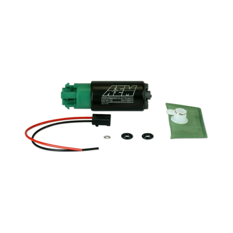 AEM 340LPH 65mm Fuel Pump Kit w/ Mounting Hooks - Ethanol Compatible - 50-1215