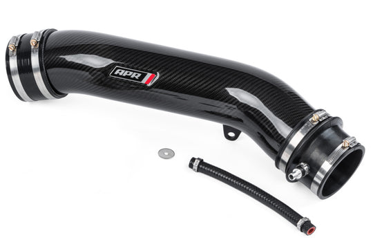 APR 17-20 Audi RS3/18-22 Audi TT RS Quattro (MK3) 2.5T TFSI Turbocharger Inlet Rear Carbon Tube - CI100038-B