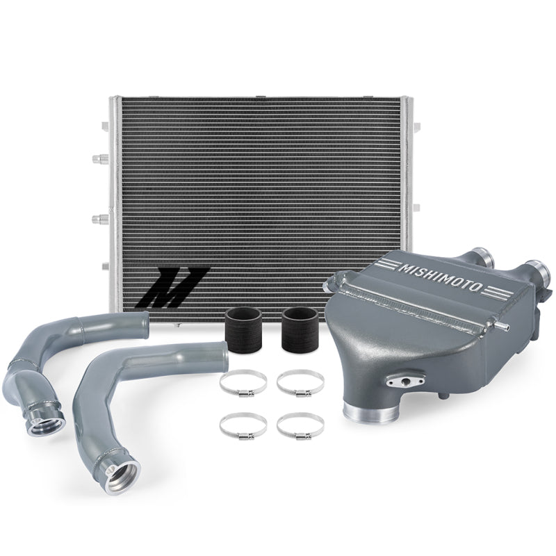 Mishimoto 15-20 BMW F8X M3/M4 Performance Air-to-Water Intercooler Power Pack - Lime Rock Gray - MMB-F80-PPCLRG