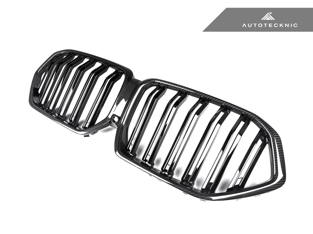 AutoTecknic Dual-Slat Carbon Fiber Front Grille - BMW G06 X6 LCI