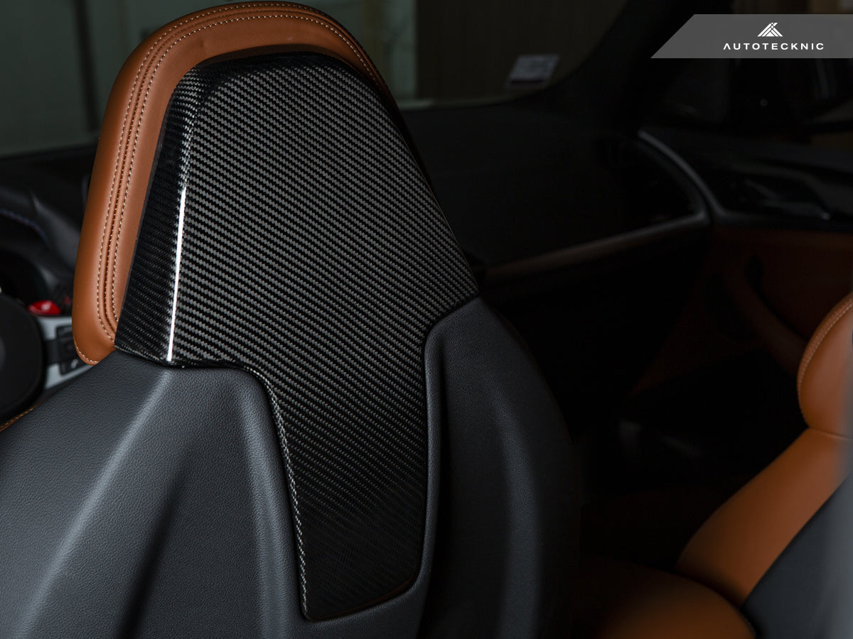 AutoTecknic Dry Carbon Seat Back Cover Set - BMW F97 X3M | F98 X4M