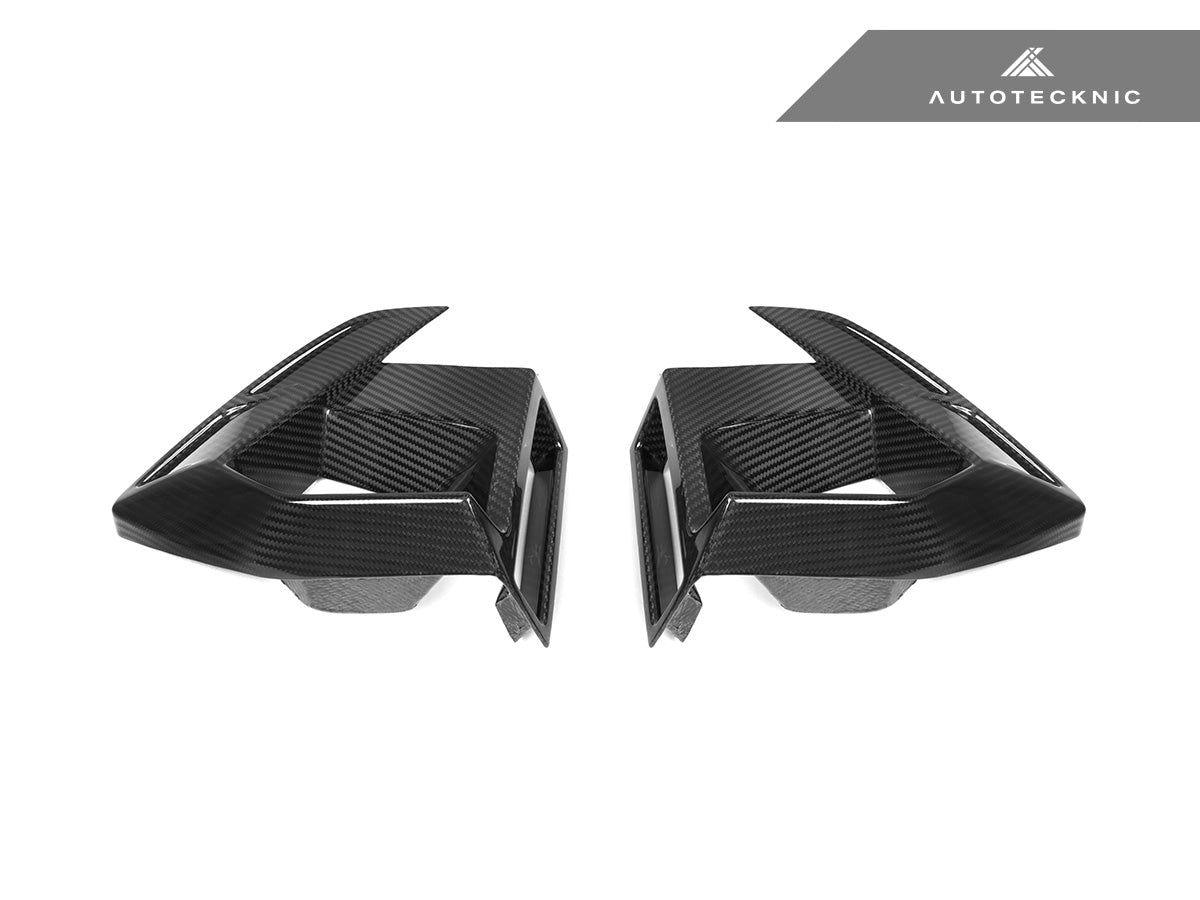 AutoTecknic Dry Carbon Front Bumper Air Vent Set - BMW F97 X3M LCI | F98 X4M LCI
