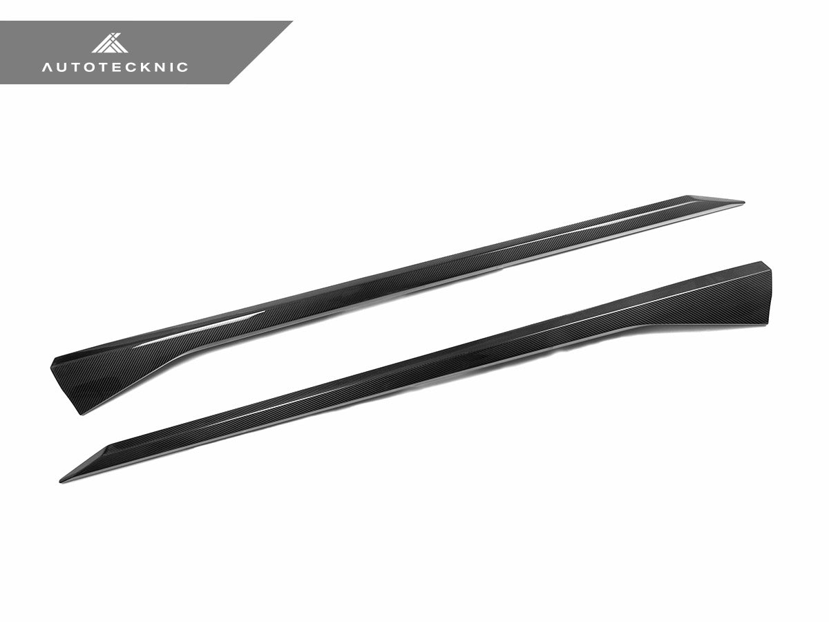 AutoTecknic Dry Carbon Fiber Side Skirt Extension Set - BMW G90/ G99 M5