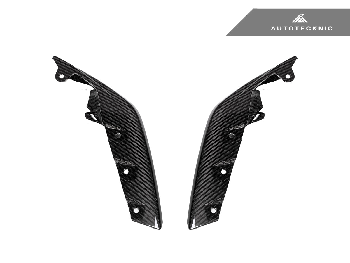 AutoTecknic Dry Carbon Front Aero Splitter Set - BMW G80 M3 | G82/ G83 M4