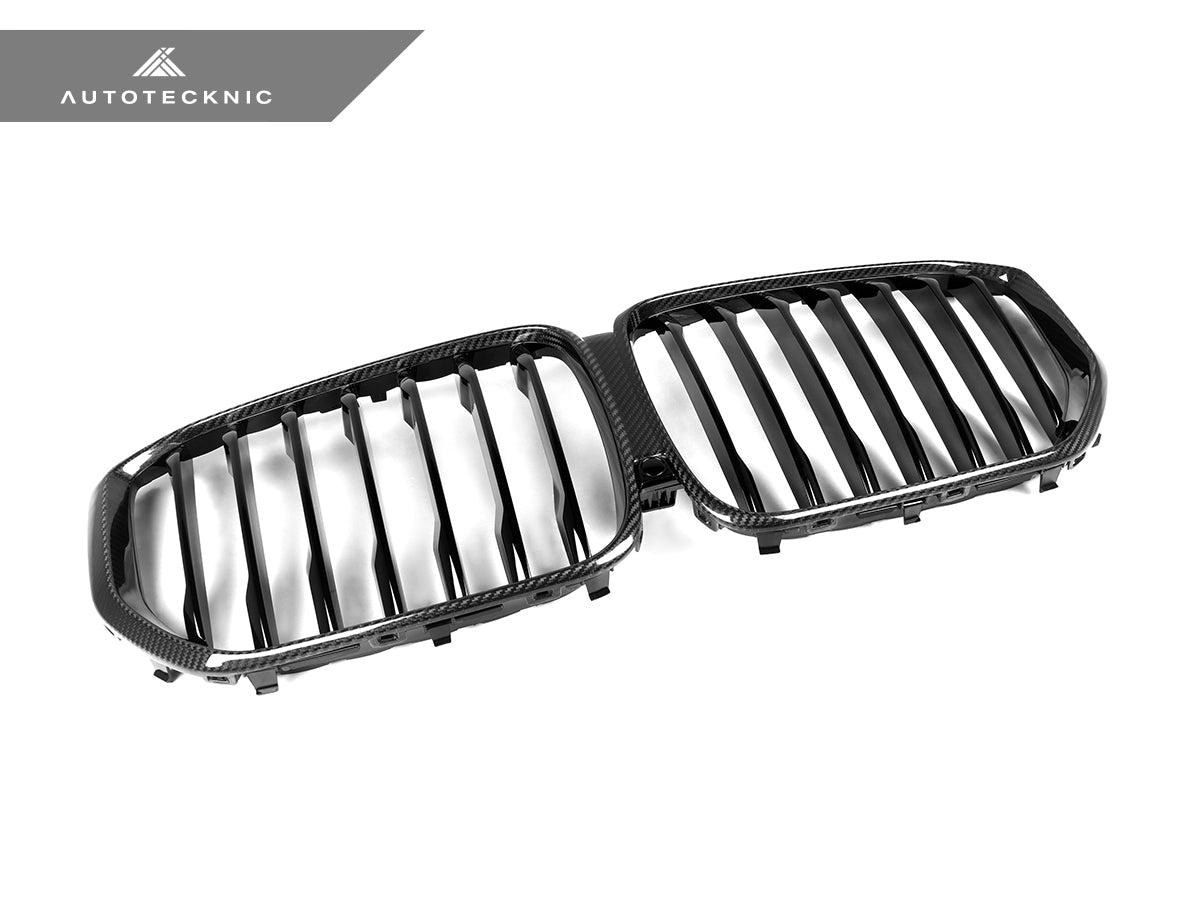 AutoTecknic Dry Carbon Fiber Front Grille - BMW G05 X5 Pre-LCI