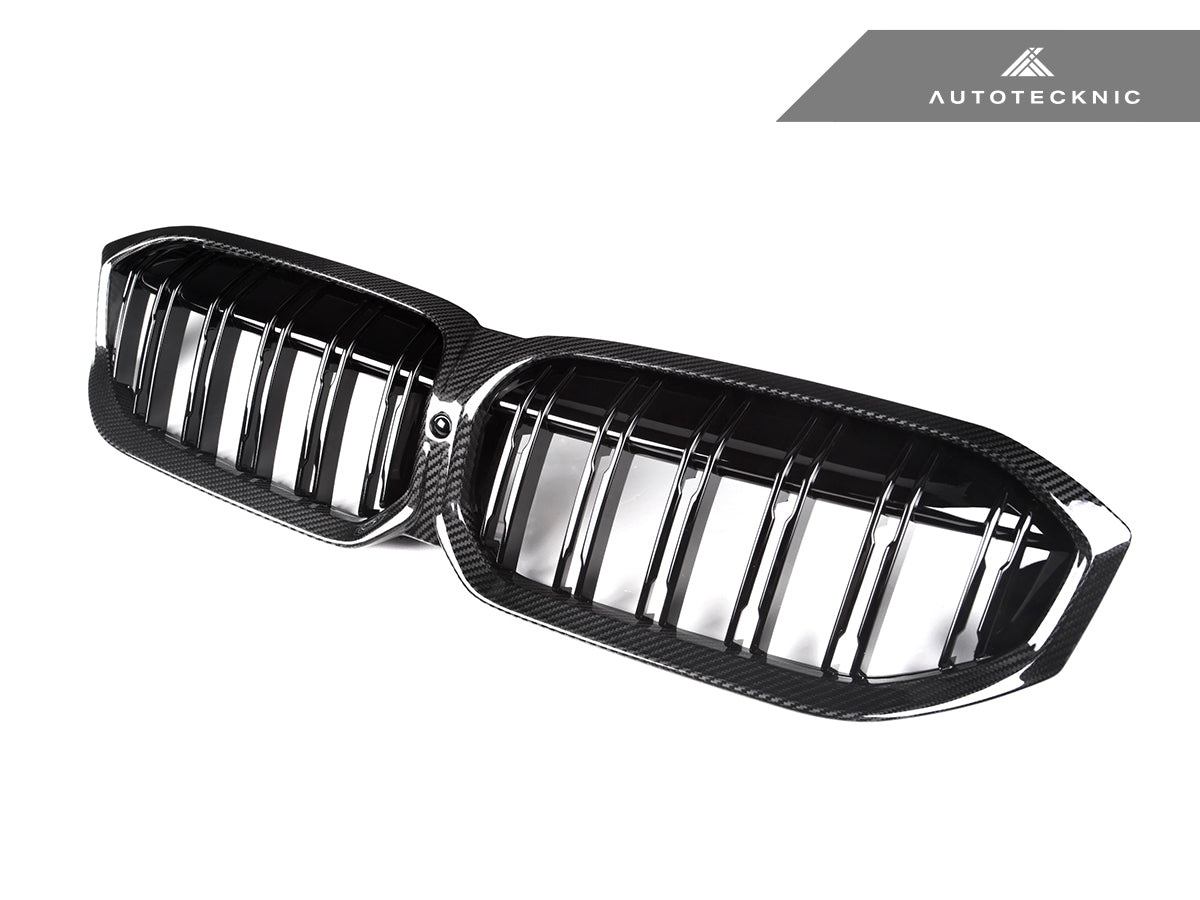 AutoTecknic Dry Carbon Fiber Dual-Slat Front Grille - BMW G20 3-Series LCI