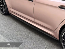 Load image into Gallery viewer, AutoTecknic Dry Carbon Fiber Side Skirt Extension Set - BMW F90 M5 | G30 5-Series