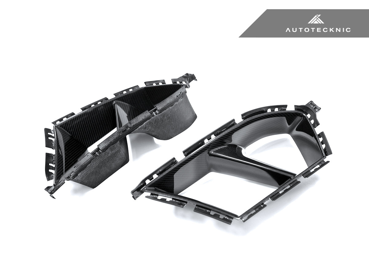AutoTecknic Dry Carbon Front Bumper Lower Vent Set - BMW G80 M3 | G82/ G83 M4