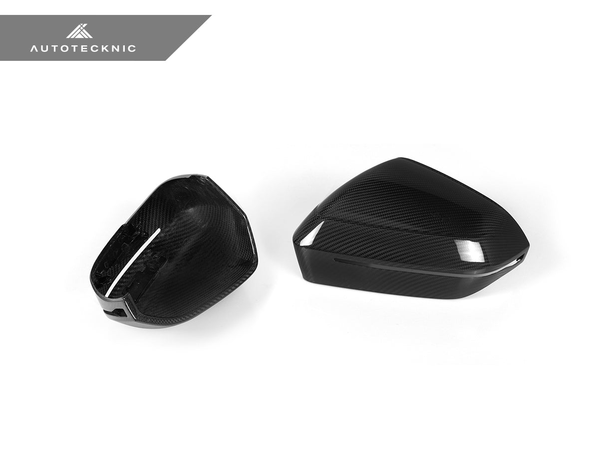 AutoTecknic Dry Carbon Fiber Mirror Cap Set - BMW G60 5-Series | G70 7-Series