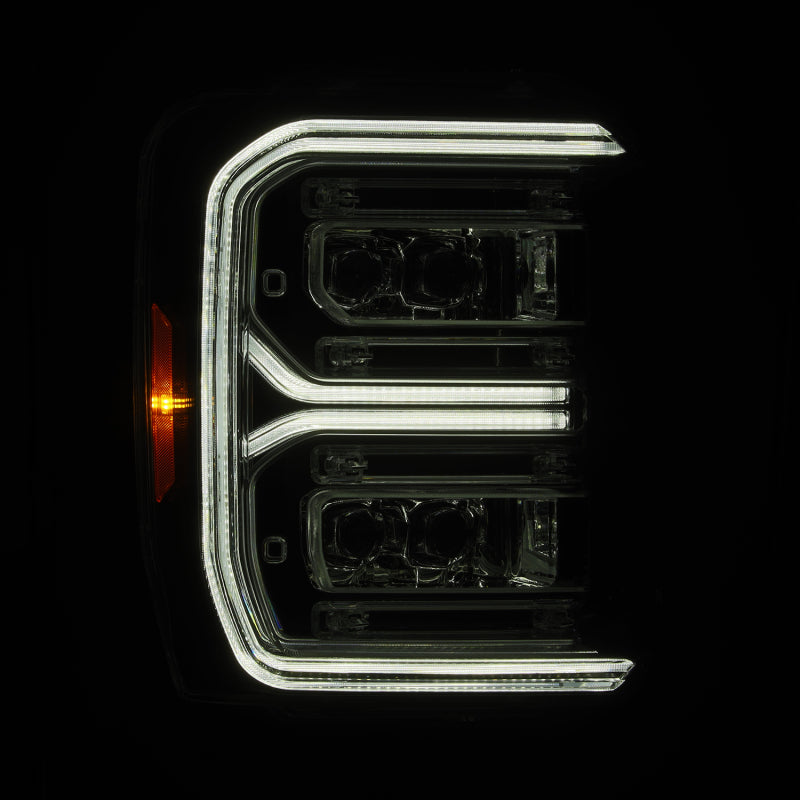AlphaRex 2023 Ford F250-F450SD  Luxx Series LED Proj Hdlights/ Chrome Activation Lt/ Seq Signal/DRL - 880911