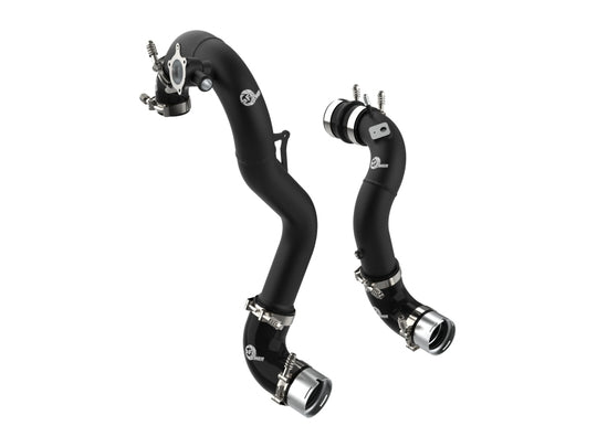 AFE 21-22 Ford Bronco L4-2.3L (t) BladeRunner Alum Hot/Cold Charge Pipe Kit - Black - 46-20574-B