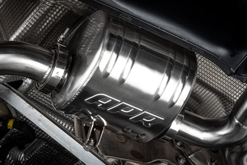 APR 17-25 Porsche Boxster/Cayman 718 (982) 2.0T/2.5T Catback Exhaust Left Muffler - CBK0028
