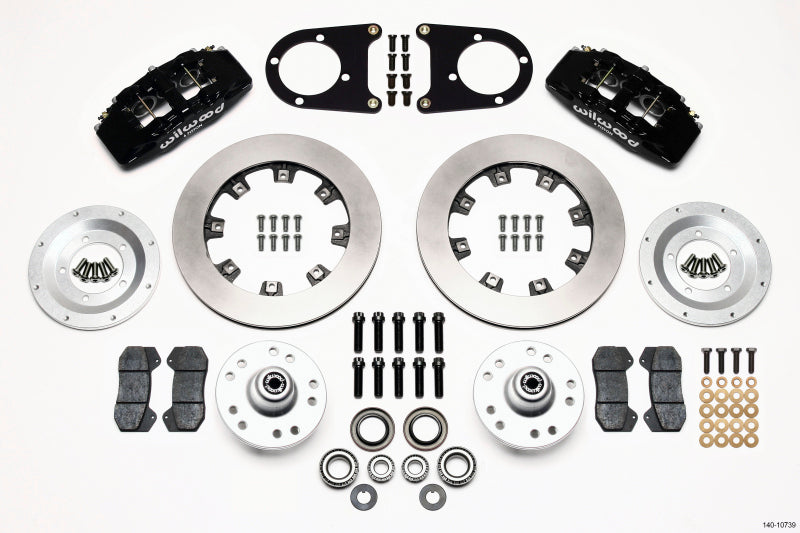 Wilwood Dynapro 6 Front Hub Kit 12.19in 37-48 Ford Psgr. Car Spindle - 140-10739