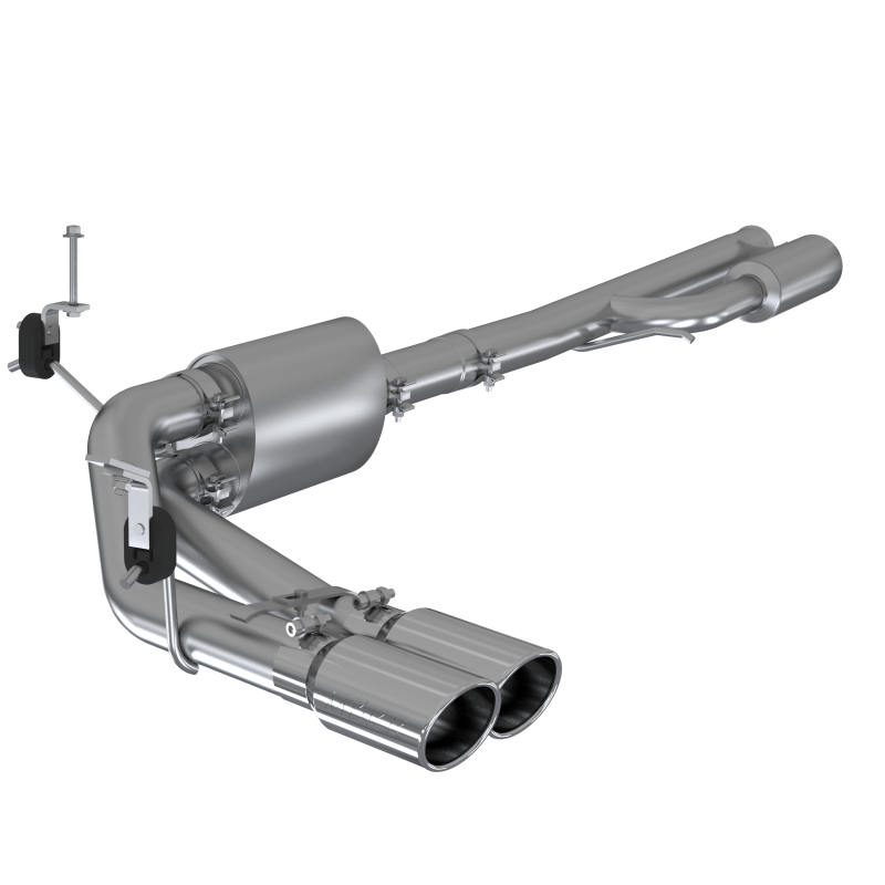 MBRP 2019+ Chevrolet Silverado 1500 4.5L/5.3L Pre-Axle Dual Side Exit w/ 4in OD Tip- T304 - S5092304