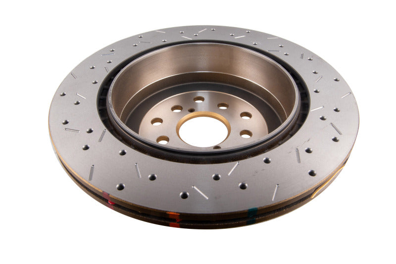 DBA 01-07 Subaru WRX/STI 10 Stud Hole Rear Drilled & Slotted 4000 Series Rotor - DBA4655XS-10