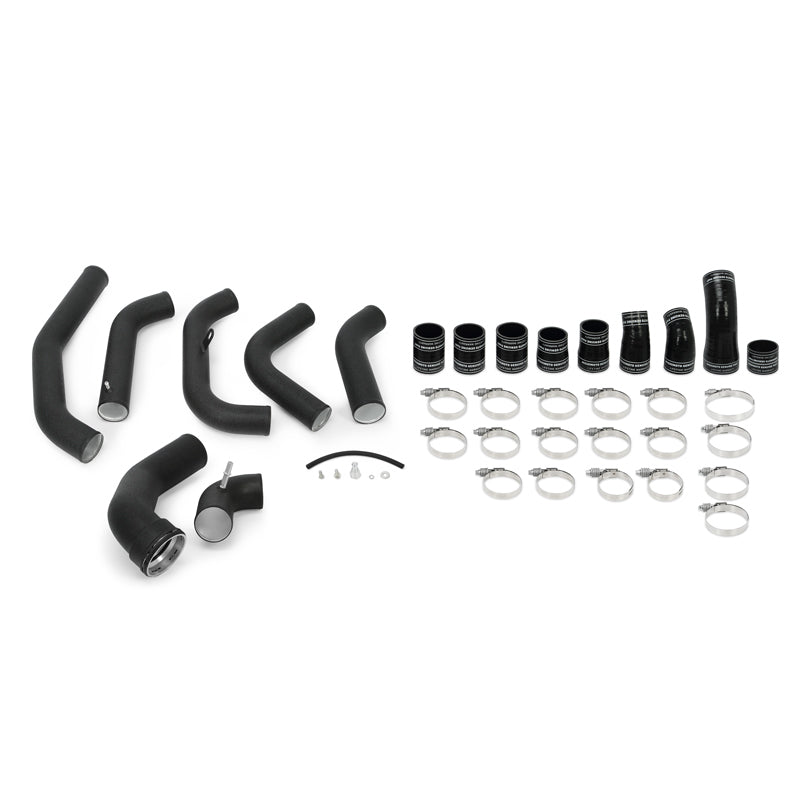 Mishimoto 15-16 Ford F-150 3.5L EcoBoost I/C Pipe Kit - Wrinkle Black - MMICP-F35T-15KWBK