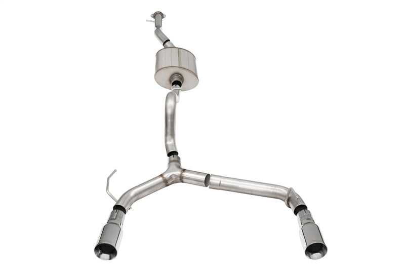 Corsa 21-25 Ford Bronco 2.7L 4-Door 2.75in Cat-Back Dual Rear Exhaust w/4in Straight-Cut Polish Tips - 21210