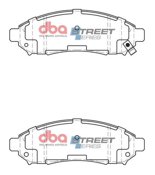 DBA 04-12 Nissan Pathfinder Street Series Front Brake Pads - DB1835SS