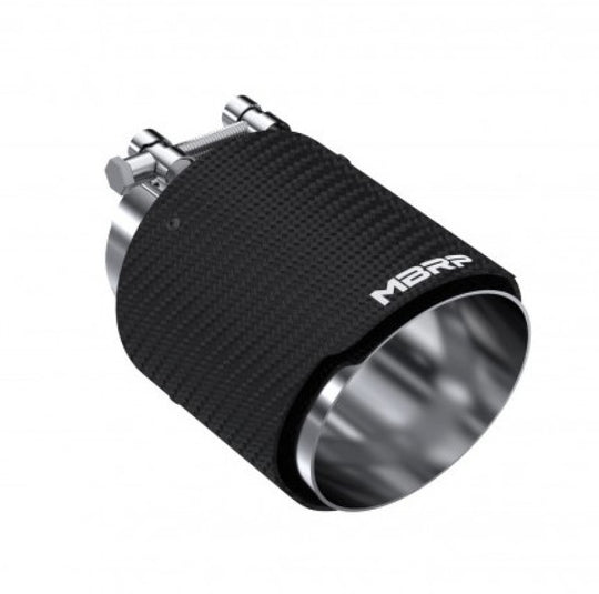 MBRP Universal Carbon Fiber Dual Wall Tip 4.5in OD/3in Inlet/6.13in L - T5180CF