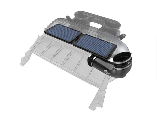aFe Super Stock Carbon Fiber Pro 5R Induction System 2021 RAM 1500 TRX V8-6.2L SC - 55-10014RC