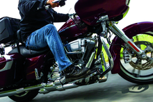Load image into Gallery viewer, Kuryakyn Extended Brake Pedal 14 and Up Touring w/o Fairings Chrome