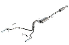 Load image into Gallery viewer, Borla F-150 2021 5.0L 4dr CC SB EC STB Lariat/KR/Platinum/LTD 3/2.25 SRE Cat-Back Touring CHR Tips - 140865
