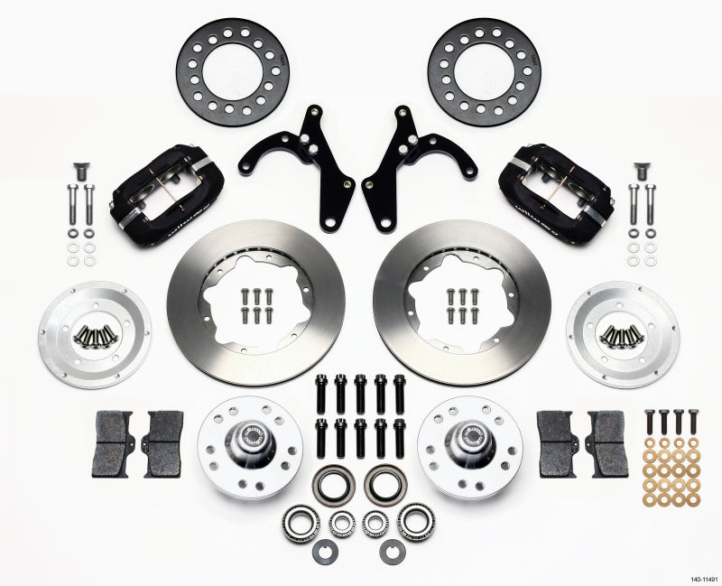Wilwood Forged Dynalite Front Kit 11.00in 55-57 Chevy - 140-11491