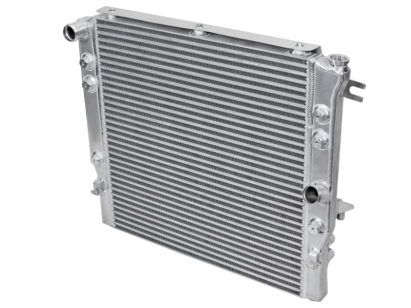 aFe BladeRunner GT Series Bar and Plate Radiator w/ Black Hoses 12-18 Jeep Wrangler (JK) V6 3.6L - 46-50012-B