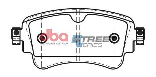 DBA 17-20 Audi A4 Street Series Rear Brake Pads - DB15032SS