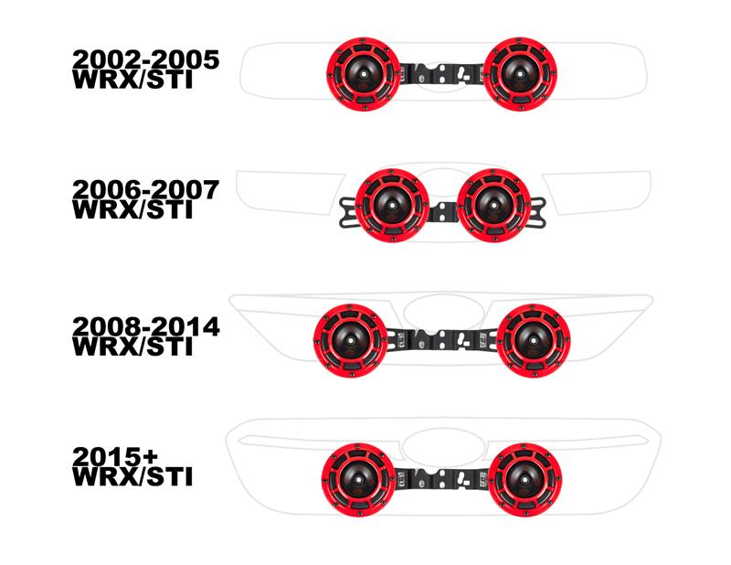 GrimmSpeed 02+ WRX/STi BroTie Hella Horn Mounting Bracket - 040004