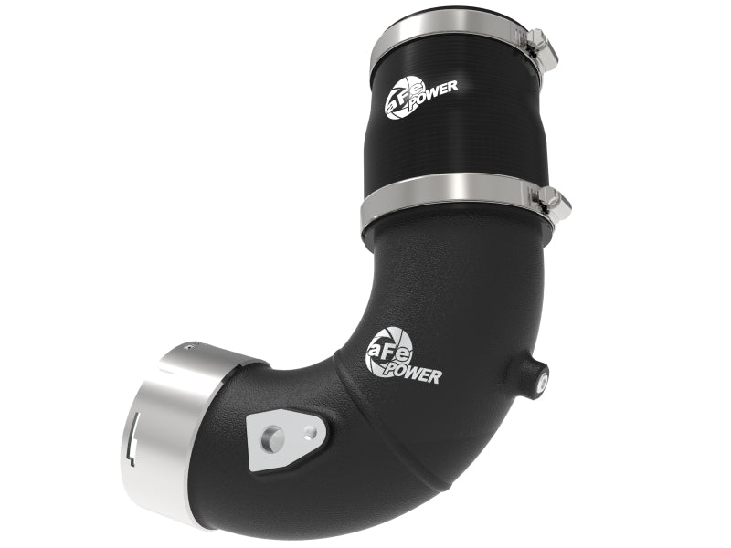 aFe BladeRunner 3in Aluminum Cold Charge Pipe Black RAM 1500 RHO 25-27 L6-3.0L (tt) - 46-20799-B