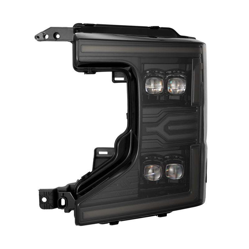 AlphaRex 20-22 Ford F-250/350/450 SD NOVA-Series LED Proj Headlights Alpha-Bk w/Acv Light SS & SBDRL - 880340