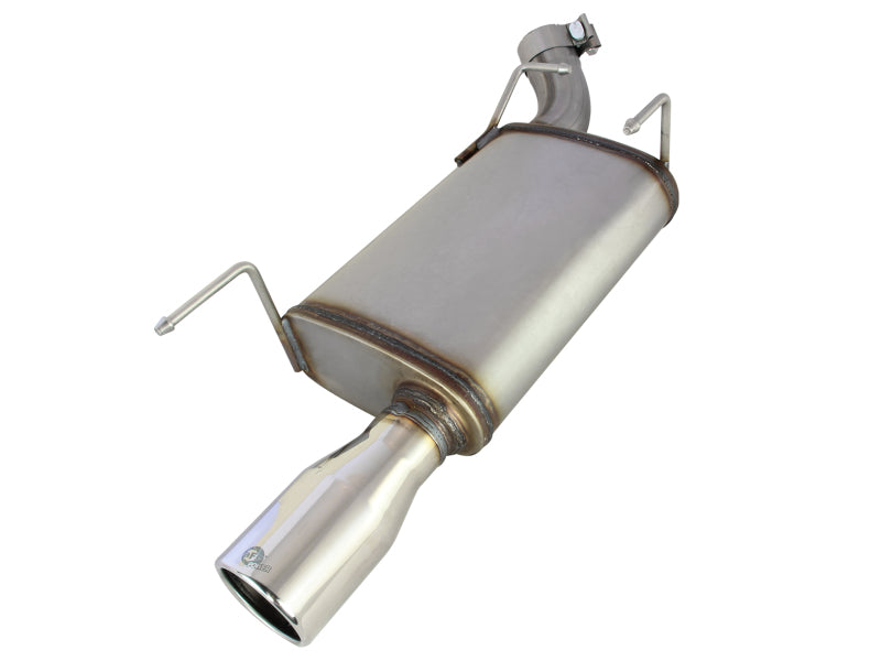 aFe Axle-Back Exhaust 2.5in 409SS w/Polished Tip 05-09 Ford Mustang V6 4.0L - 49-43048