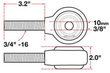 Load image into Gallery viewer, SPC Performance xAxis Rod End Ball Joint