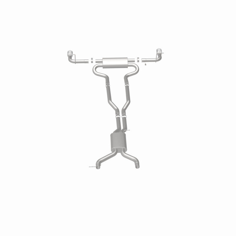 MagnaFlow 07 Audi Q7 V8 4.2L Dual Split Rear Exit Stainless Cat-Back Perf Exhaust - 15085