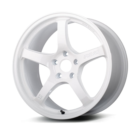 Gram Lights 57CR 18x8.5 +45 5x100 White (OXZ) - WGCRX45DOXZ